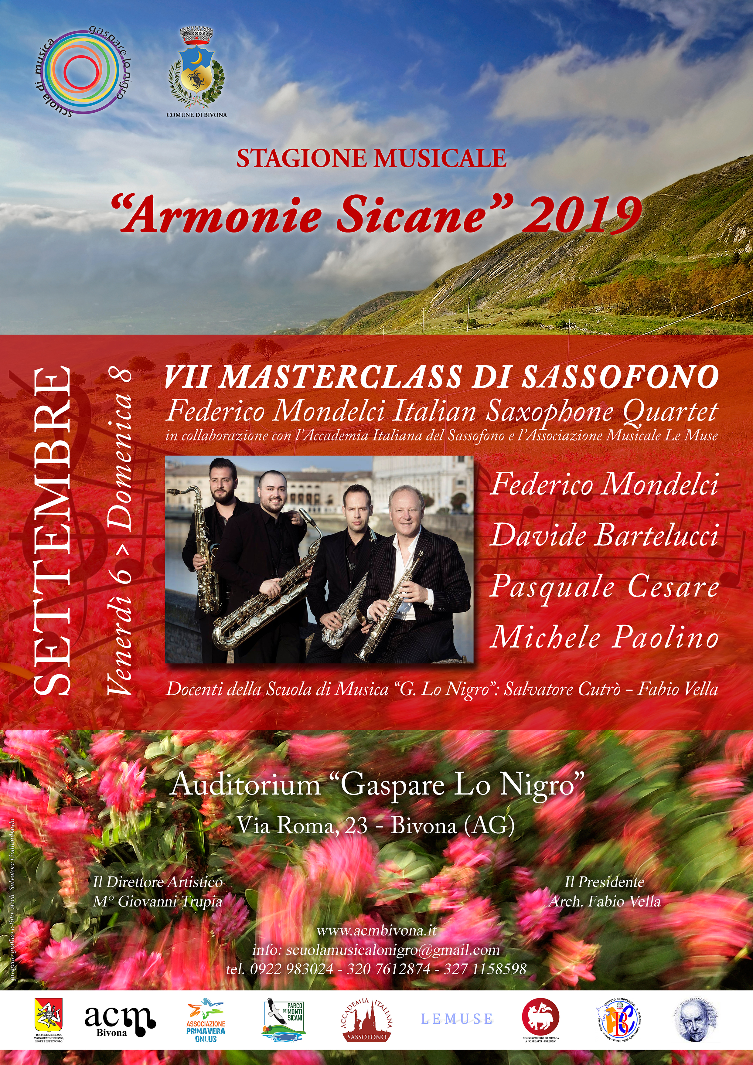 Masterclass Sassofono - Locandina A4
