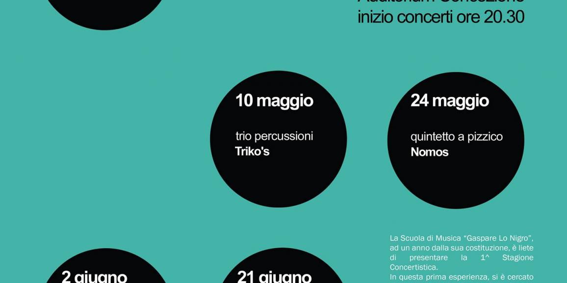 1^ Stagione Concertistica “G. Lo Nigro” 2015